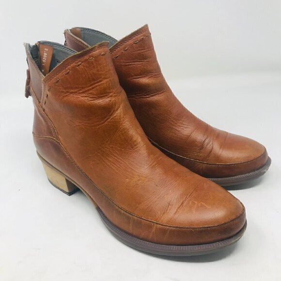 CHACO CATALUNA OCHRE Ankle Boot Size 8 - Picture 3 of 9